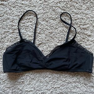 JCrew Tulle French Bikini Top